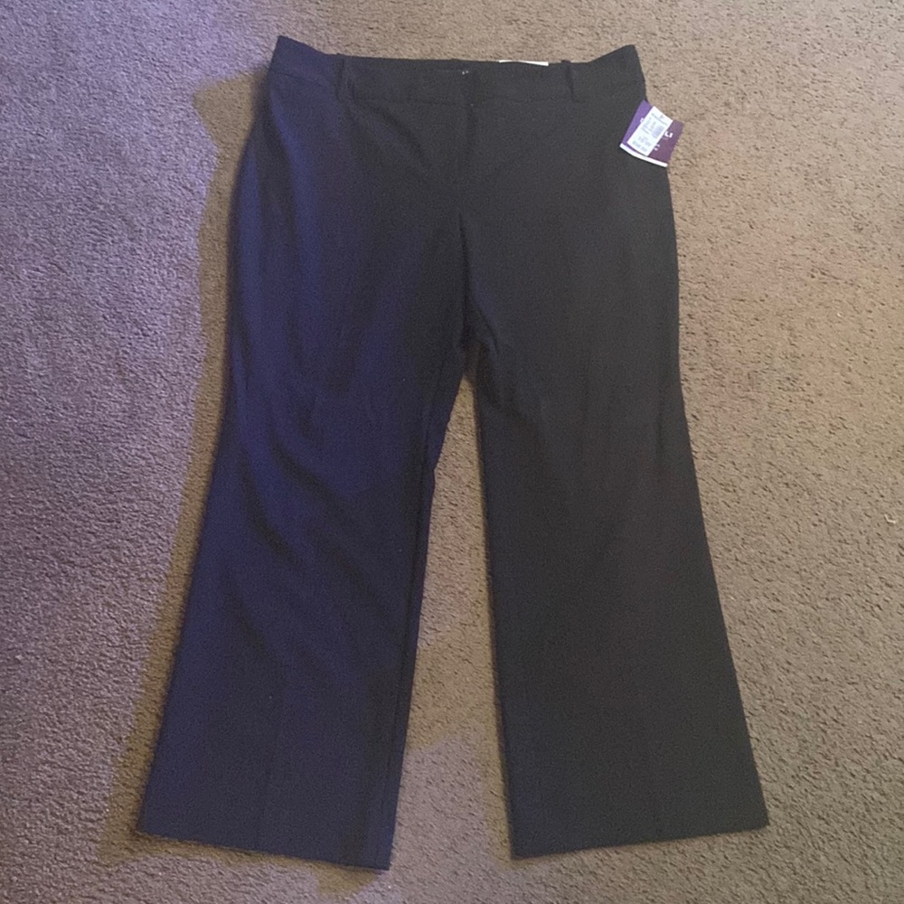 Black Roz & Ali Curvy Fit Women’s Dress Pants